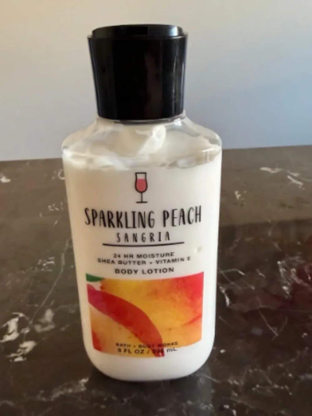 Bath and body works sparkling peach sangria lotion